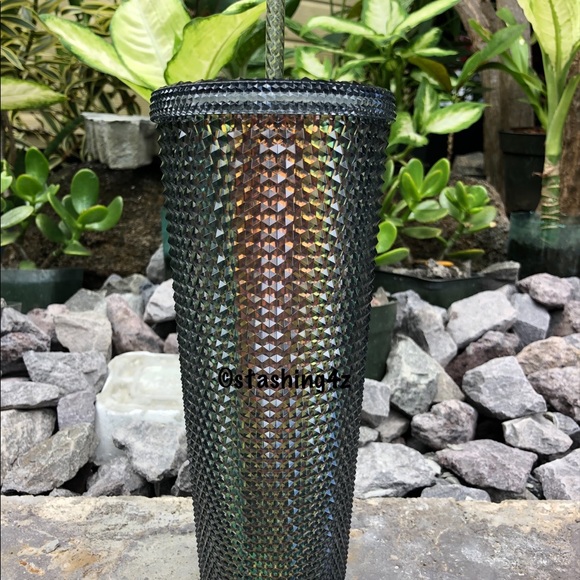 NWT Starbucks Black Studded Venti Tumbler - Picture 2 of 5